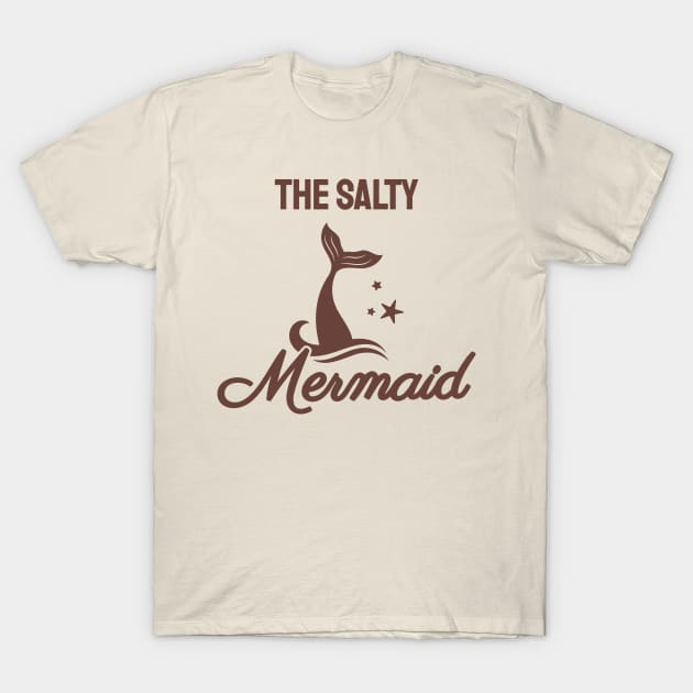 The Salty Mermaid - Mermaid Vintage Icon T-Shirt by Retusafi